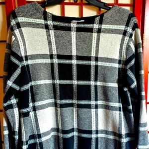 j.jill plaid poncho size petite small PS